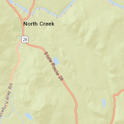 North Creek New York Street Map