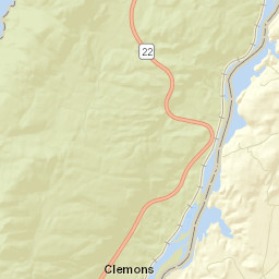 Dresden New York Street Map