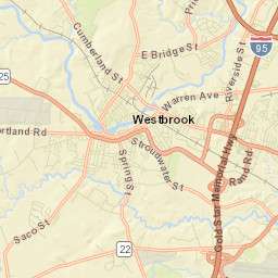 72-172 County Road, Westbrook, ME Street Map