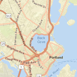 Portland Street Map