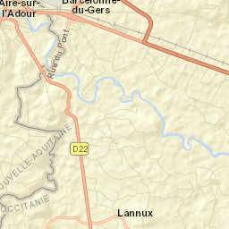 Barcelonne-du-Gers Street Map
