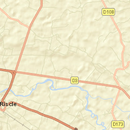 Riscle Street Map
