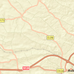 Aubiet Street Map