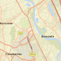 Cornebarrieu Street Map