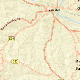 Lavaur Street Map