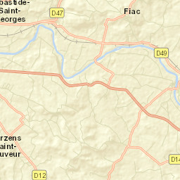 Labastide-Saint-Georges Street Map
