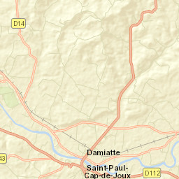Saint-Paul-Cap-de-Joux Street Map