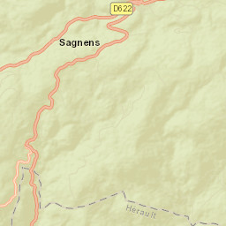 Lacaune Street Map