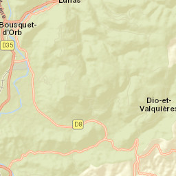 Le Bousquet-d’Orb Street Map