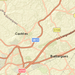 Saint-Brès Street Map