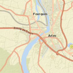 Arles Street Map