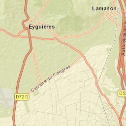 Lamanon Street Map
