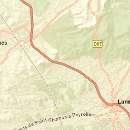 Lambesc Street Map