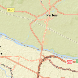 Pertuis Street Map