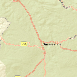 Ginasservis Street Map