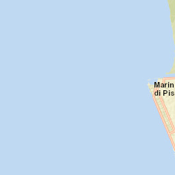 Marina di Pisa Street Map