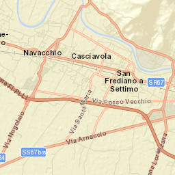 Uliveto Terme Street Map