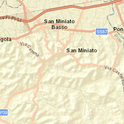 San Miniato Street Map