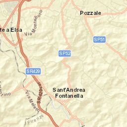 Pozzale-Case Nuove Street Map