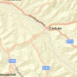 Cerbaia Street Map