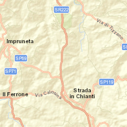 Impruneta Street Map