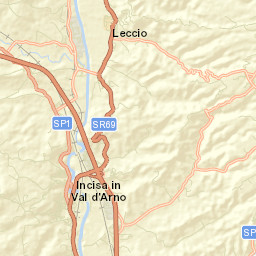 Incisa in Val d'Arno Street Map