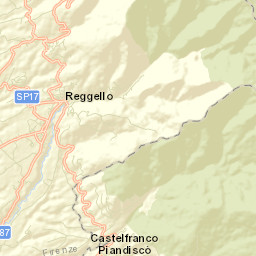 Reggello Street Map