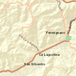 Fermignano Street Map