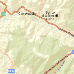 Canavaccio Street Map