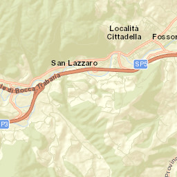 Fossombrone Street Map