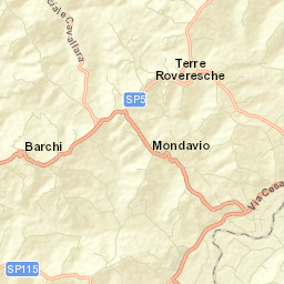 Orciano di Pesaro Street Map