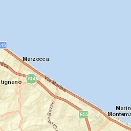 Marina di Montemarciano Street Map