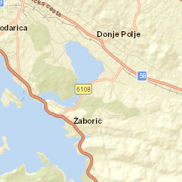 Brodarica Street Map