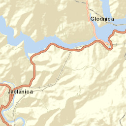 Jablanica Street Map