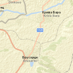 Brusartsi Street Map