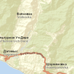 Dagomys Street Map