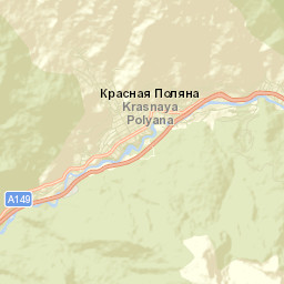 Krasnaya Polyana Street Map