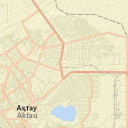 Aktau Street Map