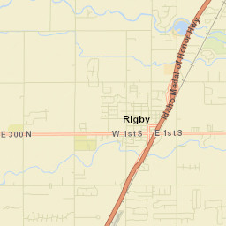 U.S. 20 Rigby ID 83442 America Street Map