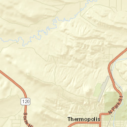 Thermopolis Street Map