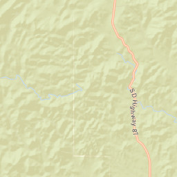 Custer County Street Map