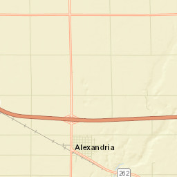 Hanson County Street Map