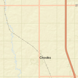 Minnehaha County Street Map