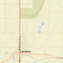 Luverne Street Map