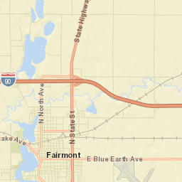 Fairmont Street Map