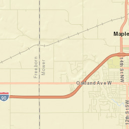 1492-1560 14th Street Northwest Austin MN Street Map