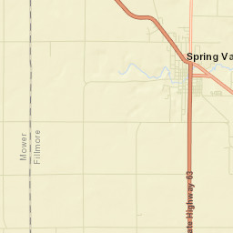 Spring Valley Street Map