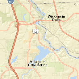 Wisconsin Dells Street Map
