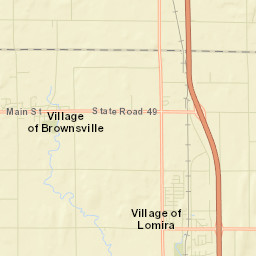 Lomira Street Map