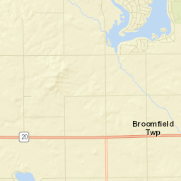 Lake Isabella Street Map